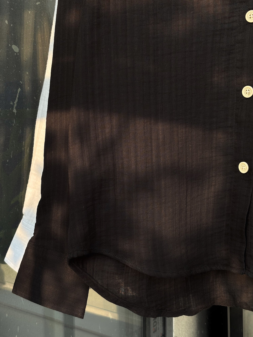 FINIPIQ (Black) Sunday Oversized Shirt.🍃