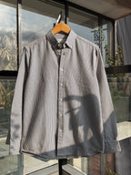 FINIPIQ Classic Striped (Charcoal Grey) Shirt.🍂