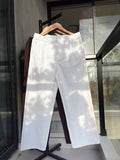 Finipiq Baggy (White) Linen Pant.🍃