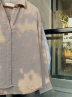 FINIPIQ (light Gray) Sunday Oversized Shirt.🍃