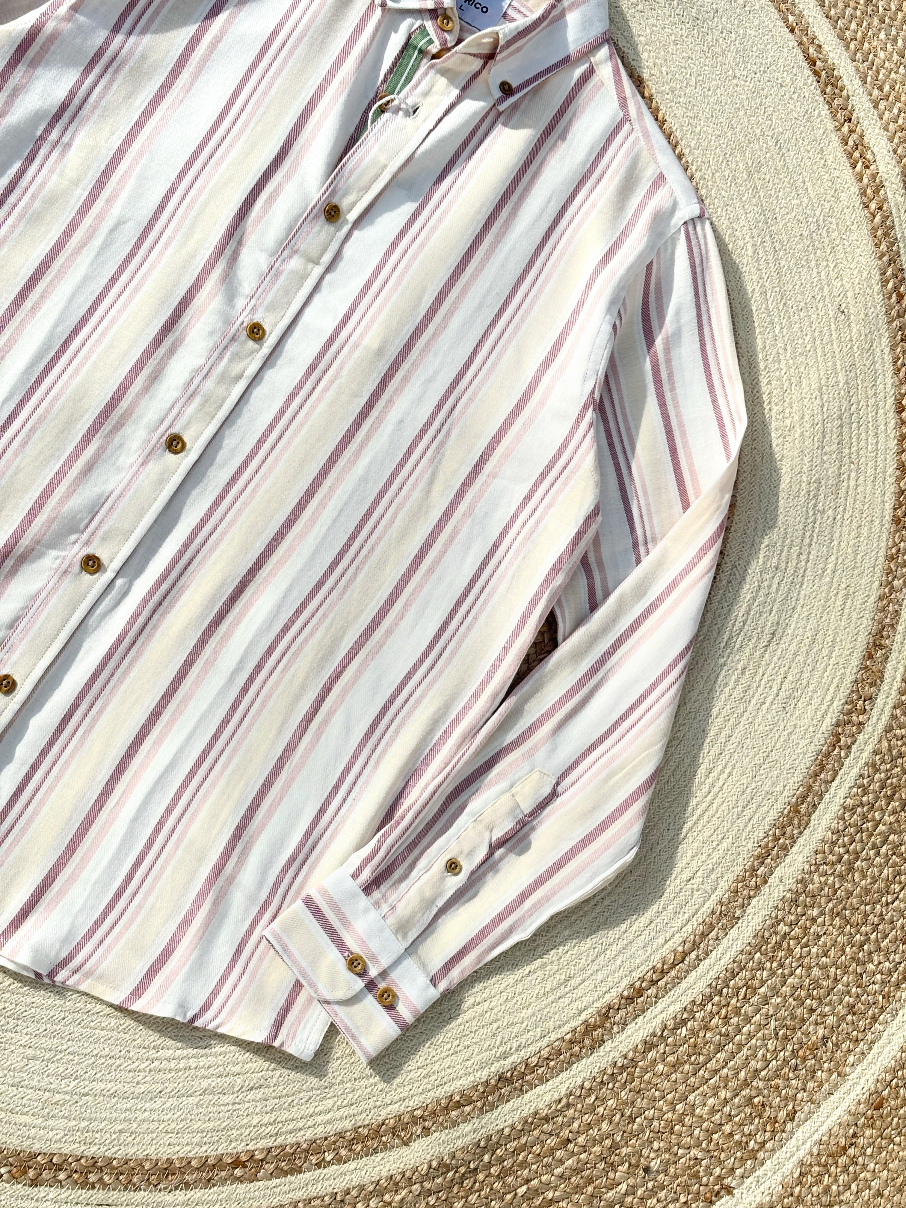 Finipiq Blush Stripe Full Sleeve.