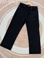 Finipiq 100% Export (Jet black Wash) semi-baggy denim.🍃