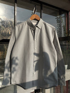 FINIPIQ Classic Striped (Olive strip Grey) Shirt.🍂