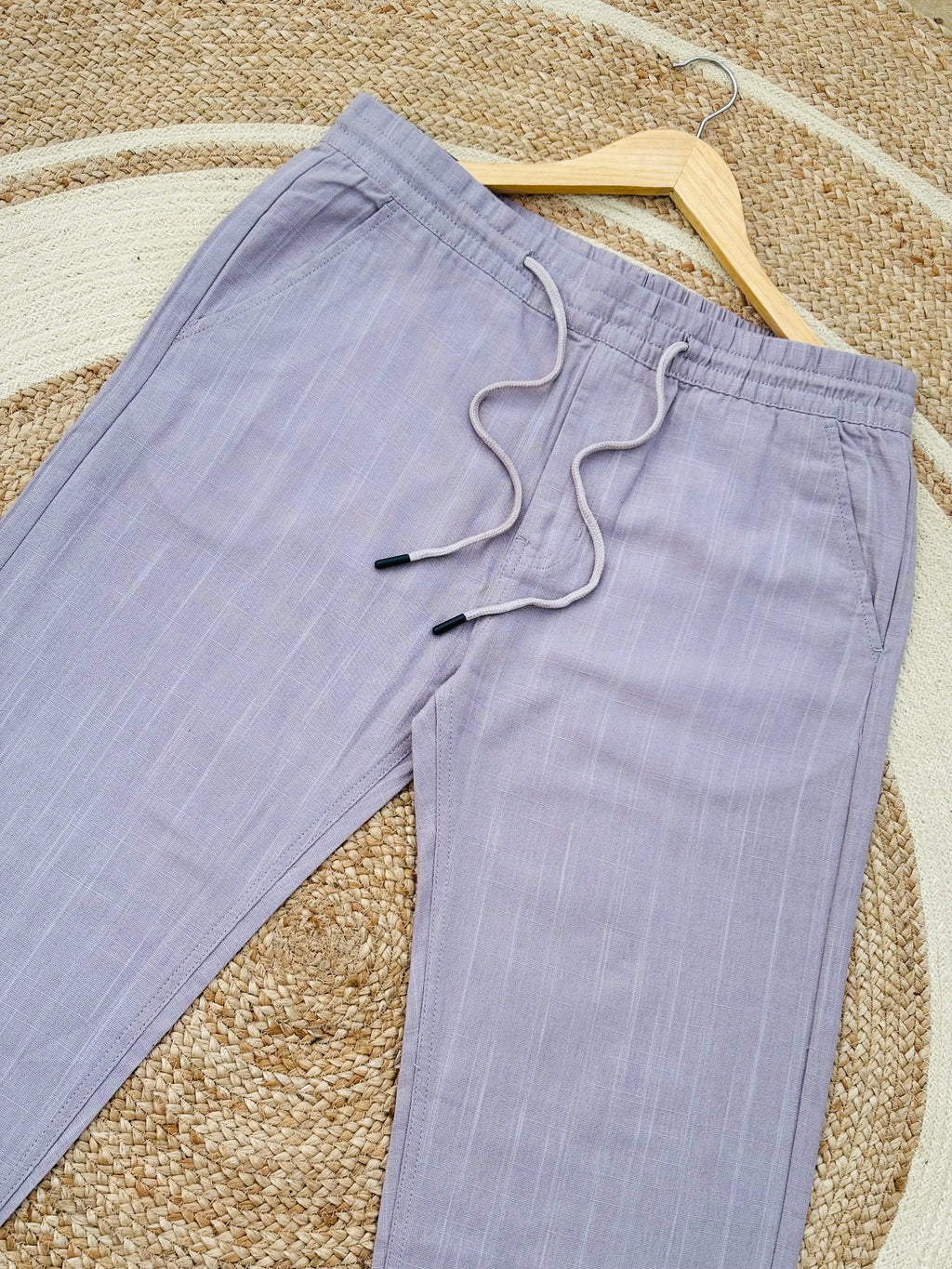 Finipiq- Export Quality Regular fit (Grey) Linen pant.