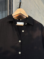 FINIPIQ (Black) Sunday Oversized Shirt.🍃