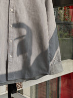 FINIPIQ Classic Striped (Charcoal Grey) Shirt.🍂
