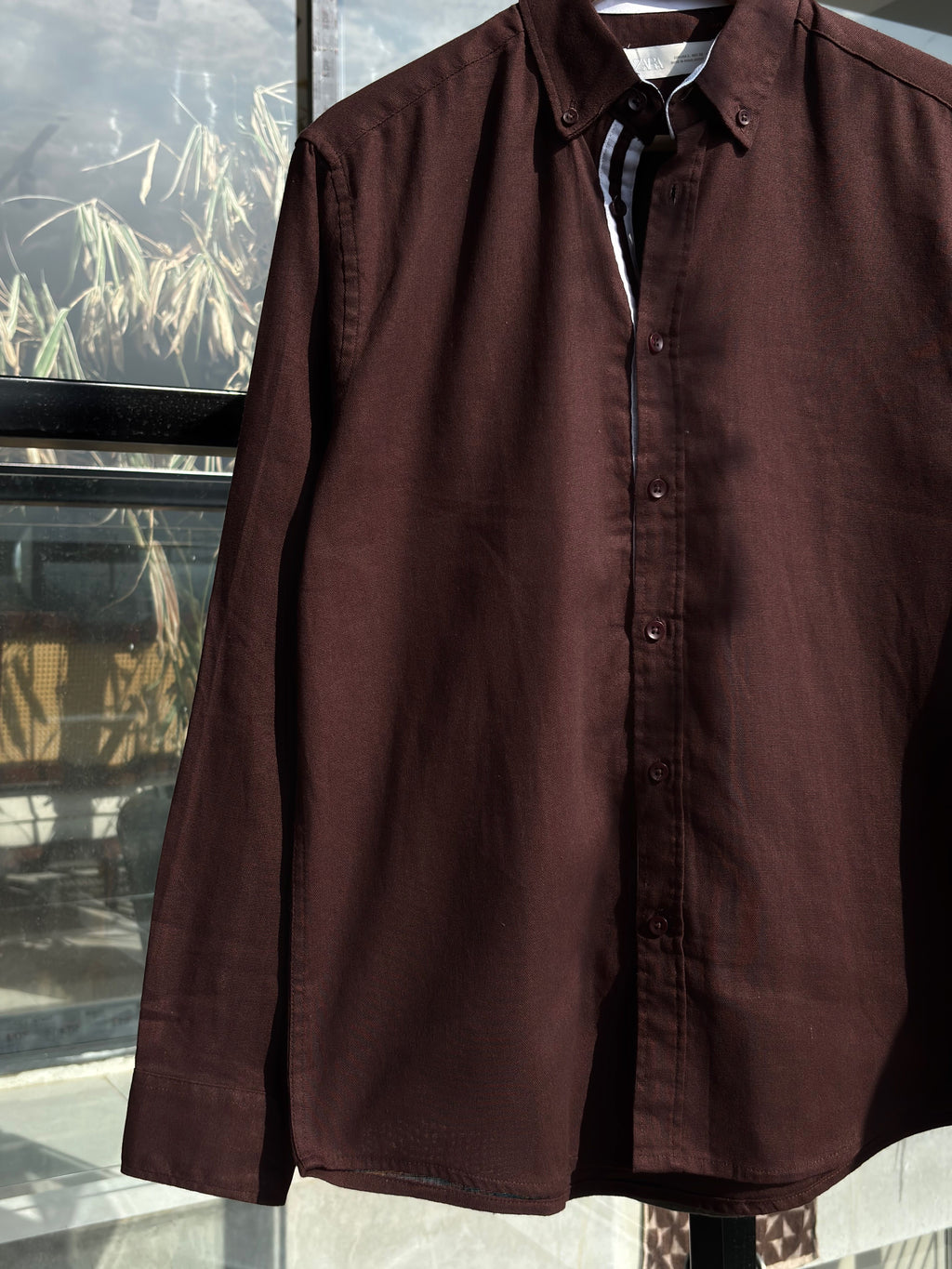 FINIPIQ Signature (Coffee) Oxford Shirt.🍂