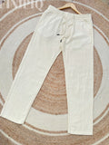 Finipiq- Export Quality Regular fit (Beige) Linen pant.