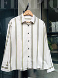 Finipiq Sage Stripe Boxy Shirt.🍃
