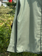 Finipiq (Sage Green) Fancy Linen Boxy shirt.🍃