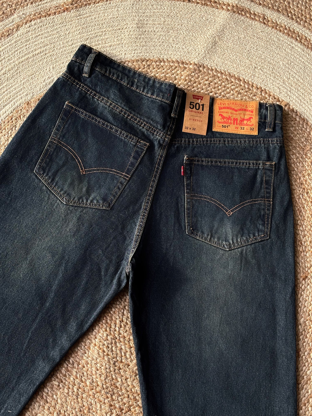 Finipiq 100% Export (Vintage Indigo) semi-baggy denim.🍃