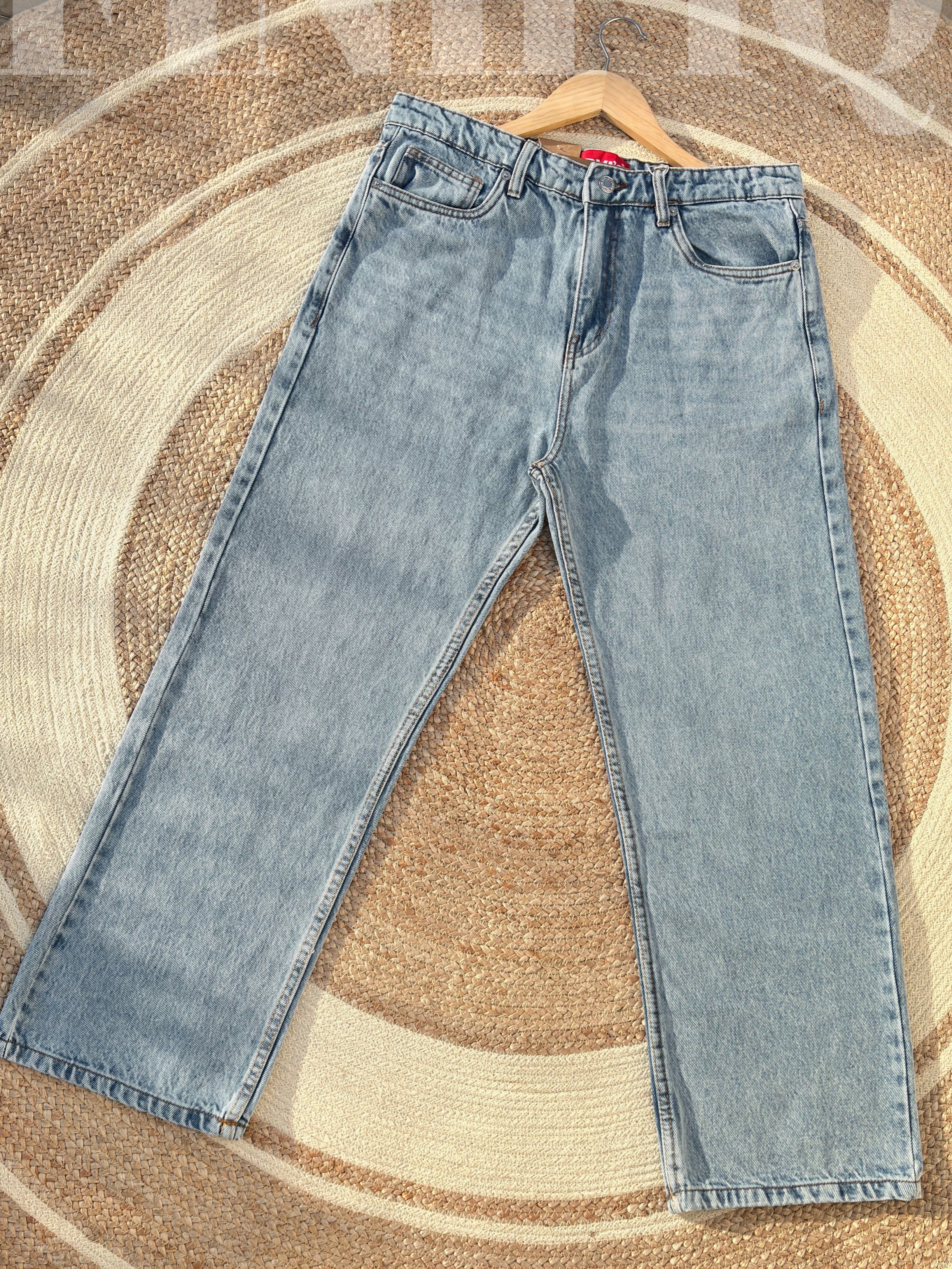 Finipiq 100% Export (Cloud Wash) semi-baggy denim.🍃