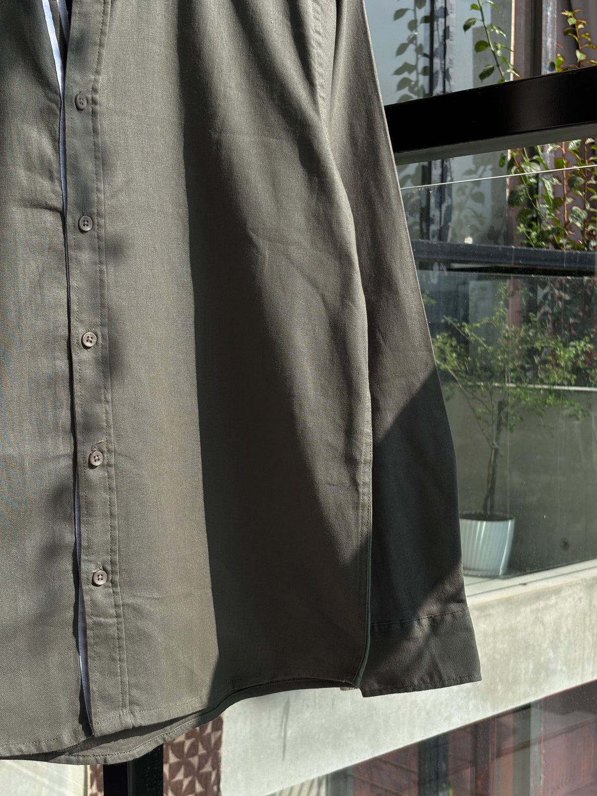 FINIPIQ Signature (Dark Olive) Oxford Shirt.🍂
