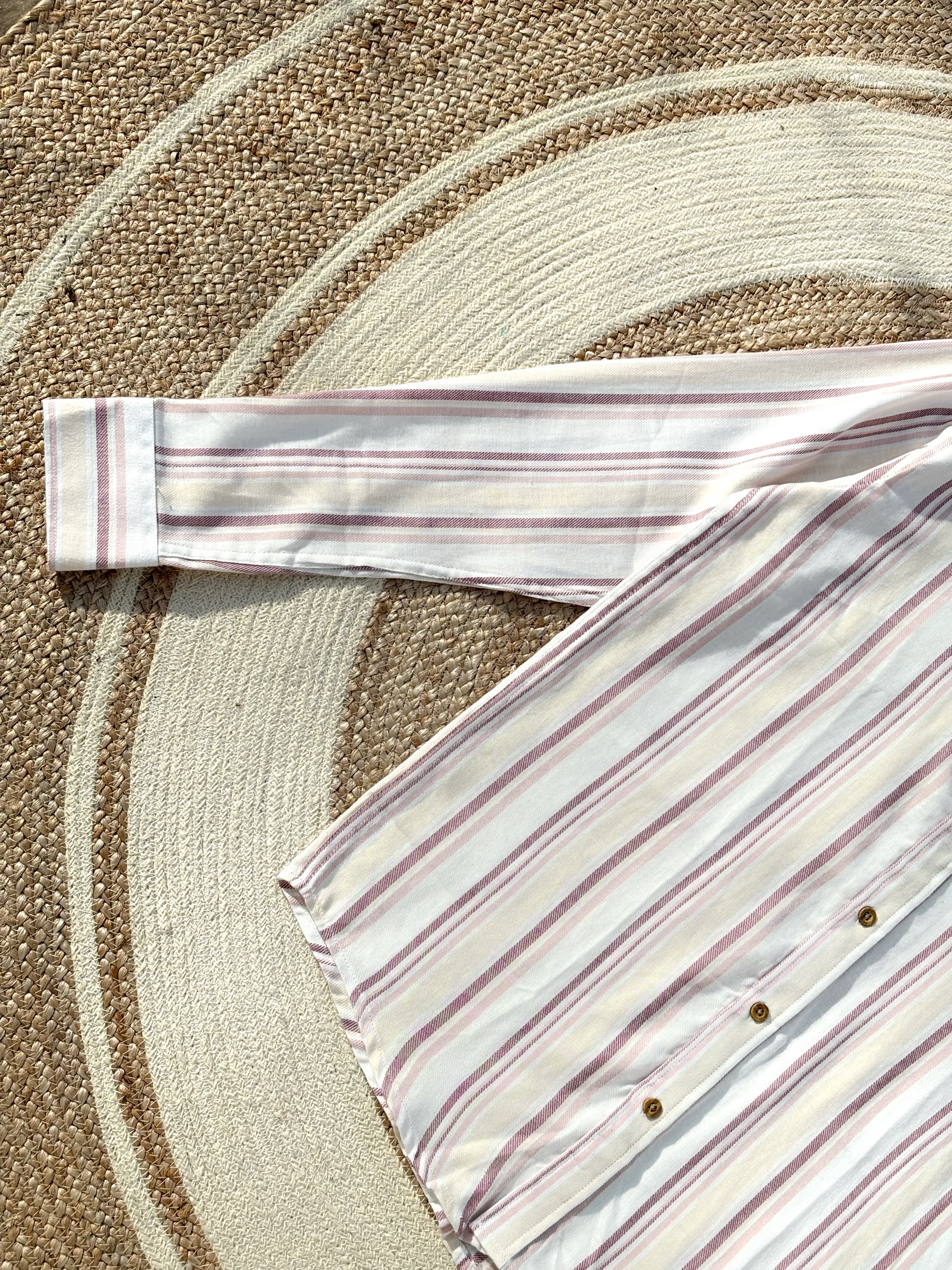 Finipiq Blush Stripe Full Sleeve.