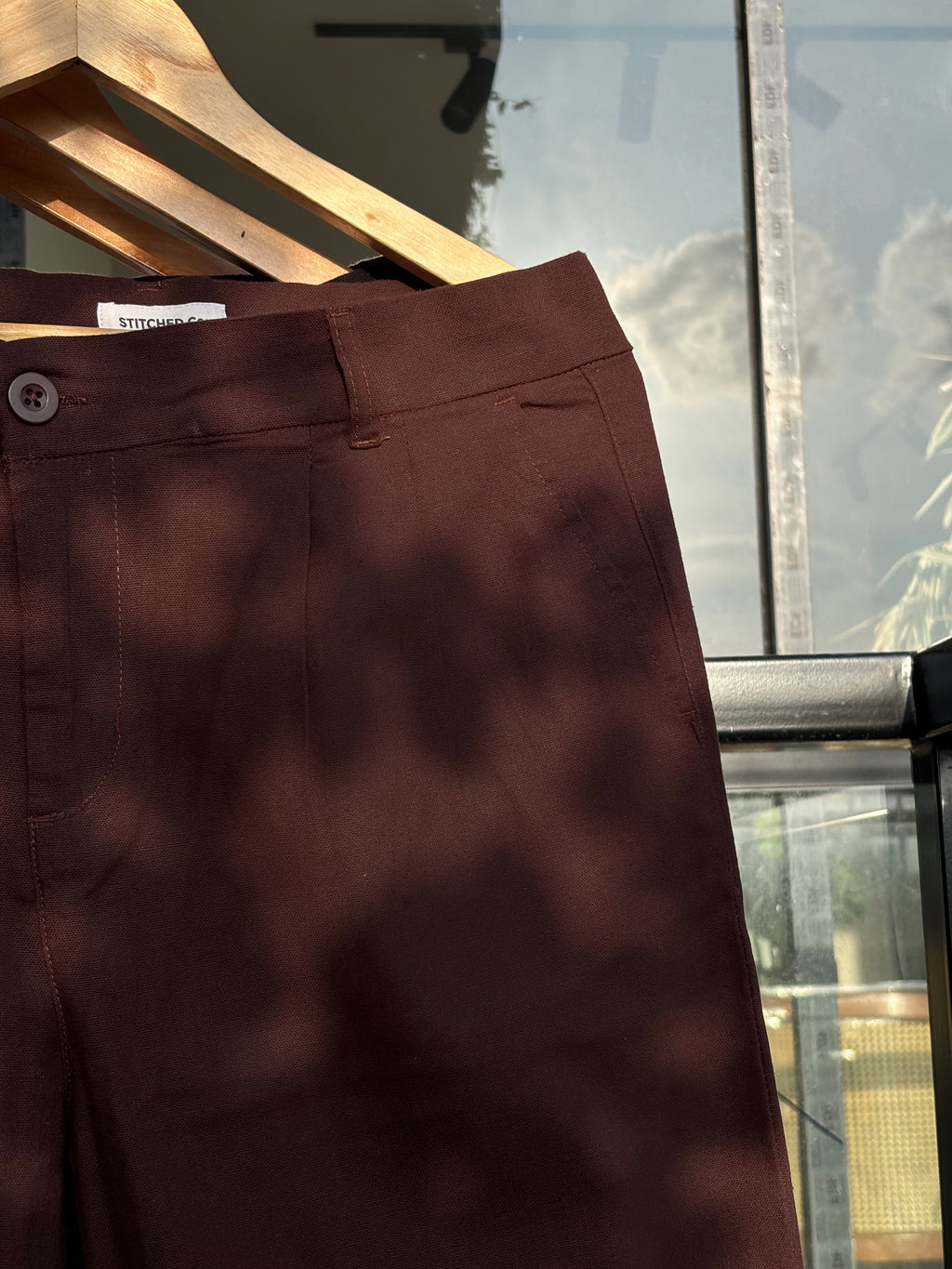 Finipiq Baggy (Coffee) Linen Pant.🍃