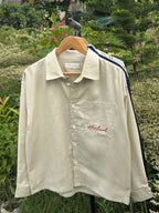 Finipiq (Off-White) Fancy Linen Boxy shirt.🍃