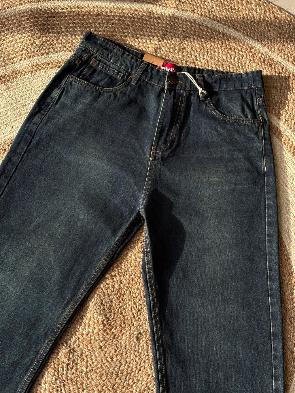 Finipiq 100% Export (Vintage Indigo) semi-baggy denim.🍃