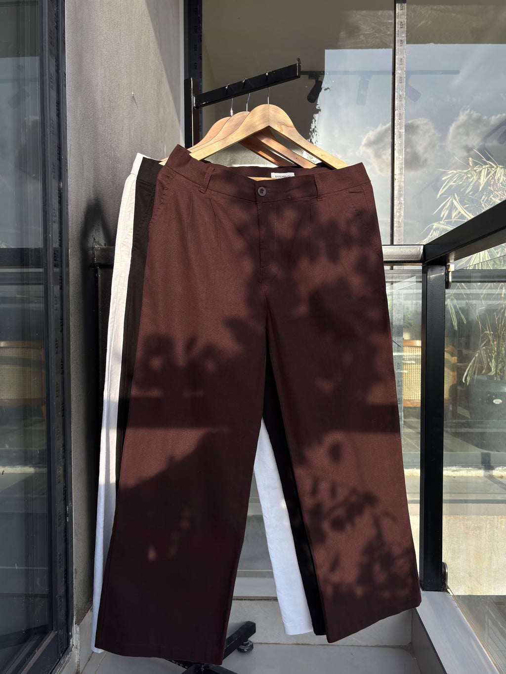 Finipiq Baggy (Coffee) Linen Pant.🍃
