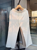 Finipiq (White) Flow Baggy Linen Pant.🍃