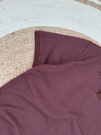 V Neck Polo coffee