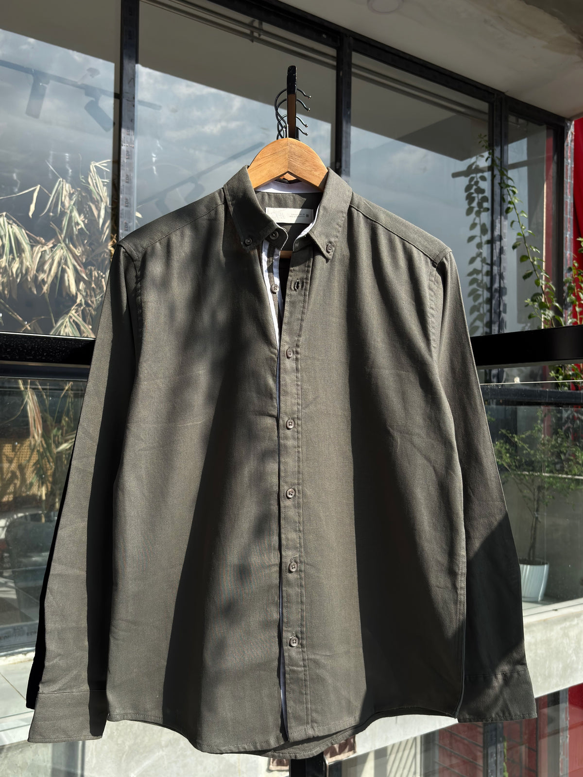 FINIPIQ Signature (Dark Olive) Oxford Shirt.🍂