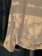 FINIPIQ (Beige) Sunday Oversized Shirt.🍃