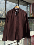FINIPIQ Signature (Coffee) Oxford Shirt.🍂