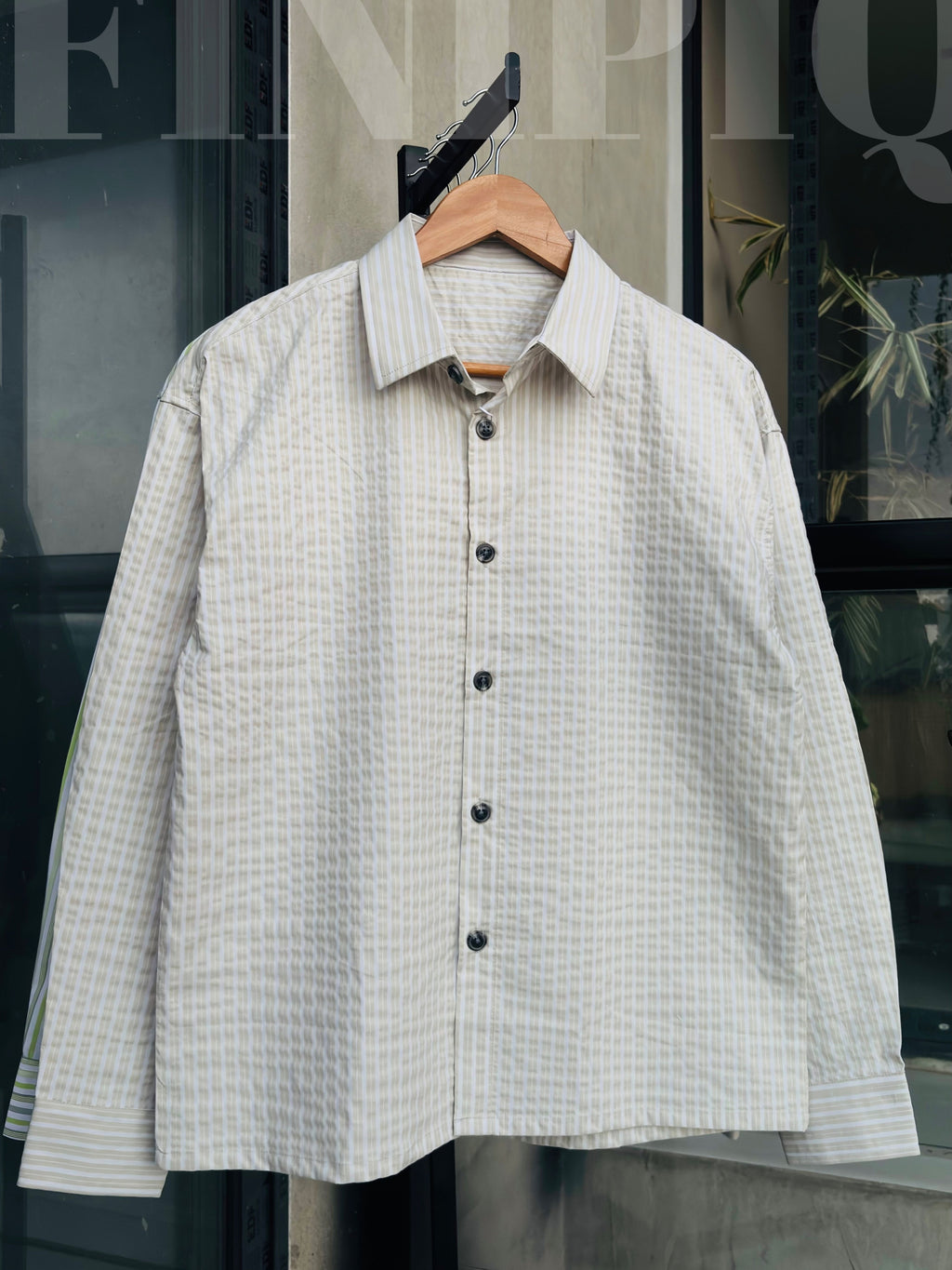 Finipiq Oatline Boxy Shirt.🍃
