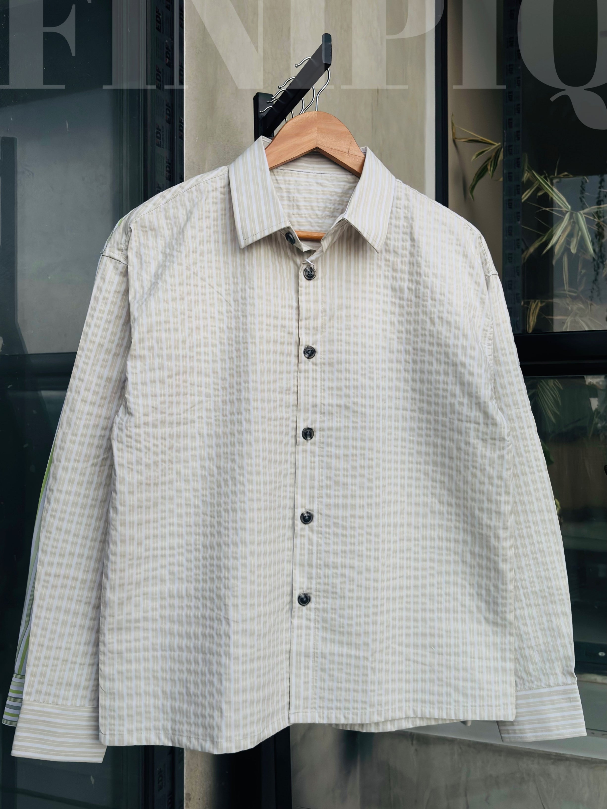 Finipiq Oatline Boxy Shirt.🍃