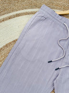 Finipiq- Export Quality Regular fit (Grey) Linen pant.
