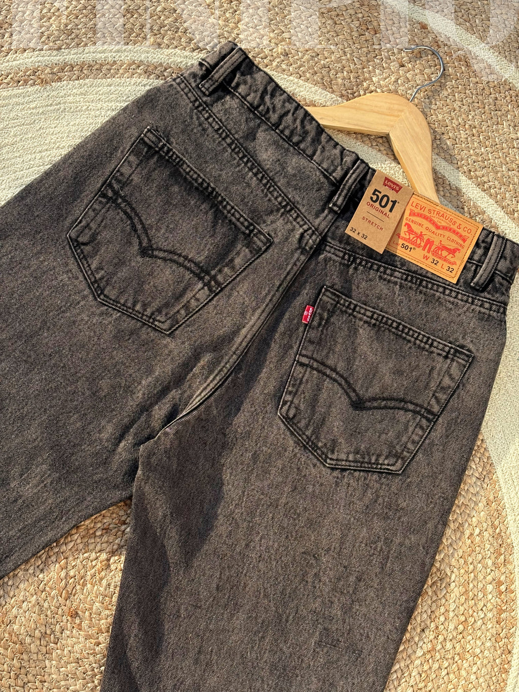 Finipiq 100% Export (Obsidian Wash) semi-baggy denim.🍃